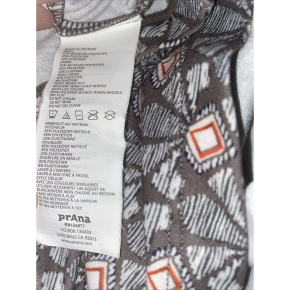 Prana Womens XS Dress Sleeveless Racer Back Halter Olive Green Built in Bra - Picture 5 of 5